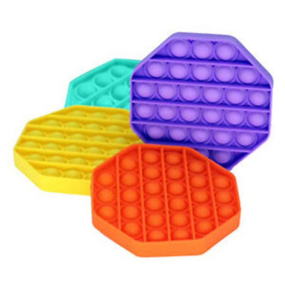 Juguete Pop It Antiestres Fidget Hexagonal Pack 6 image number 0.0