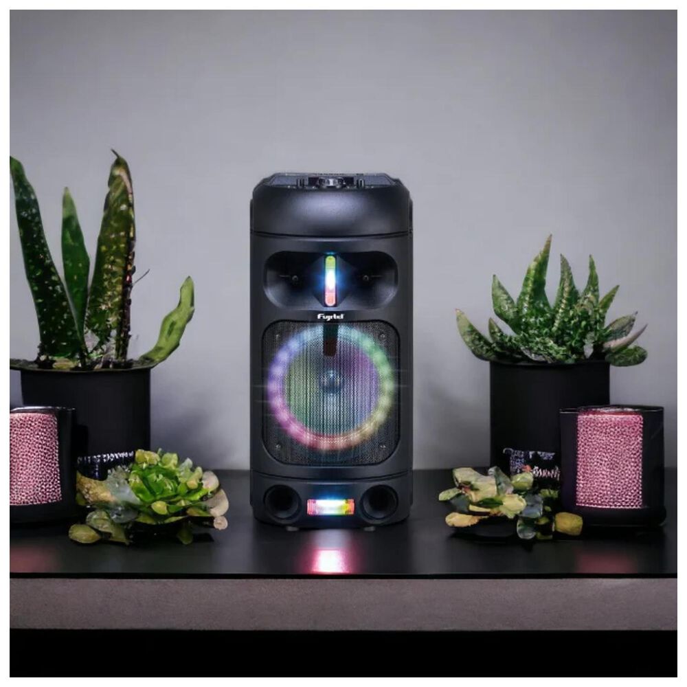 Parlante Bluetooth Karaoke 8" 15w Rgb Con Microfono image number 2.0