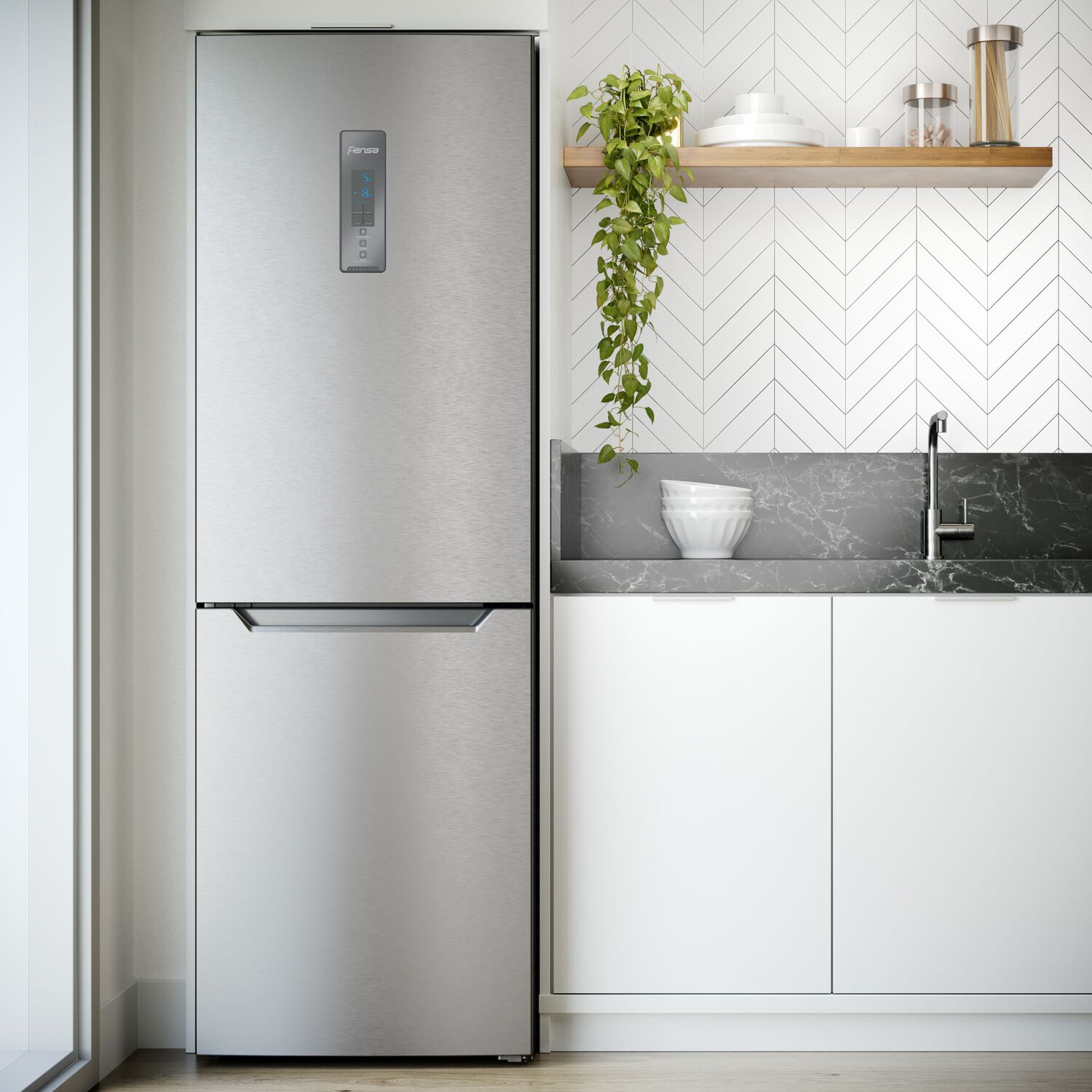 Refrigerador 323l No Frost Bottom Freezer Db60s Inox image number 5.0