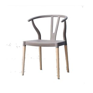 Pack 4 Sillas De Comedor N&oacute;rdicas Polipropileno Patas Madera