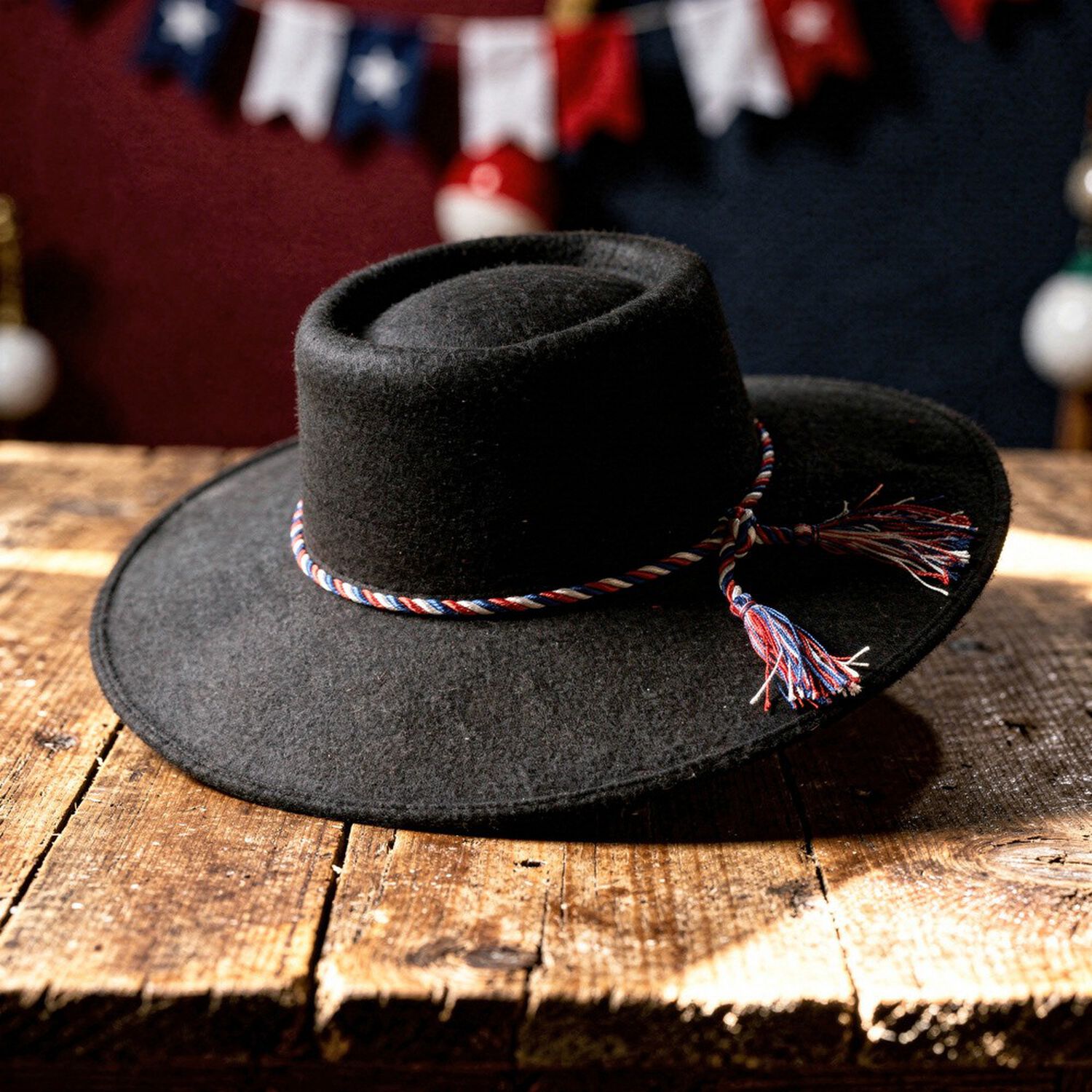 Sombrero Huaso Elegante Adulto Fiestas Patrias image number 24.0