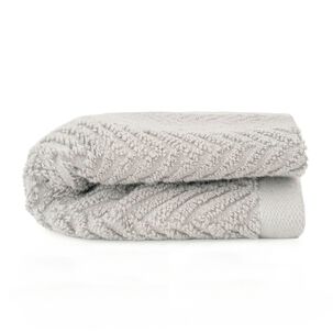 Toalla De Cara Vis Nautica 100% Algod&oacute;n 30x50cm Pieles Sensibles Gris