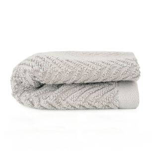 Toalla De Cara Vis Nautica 100% Algod&oacute;n 30x50cm Pieles Sensibles Gris