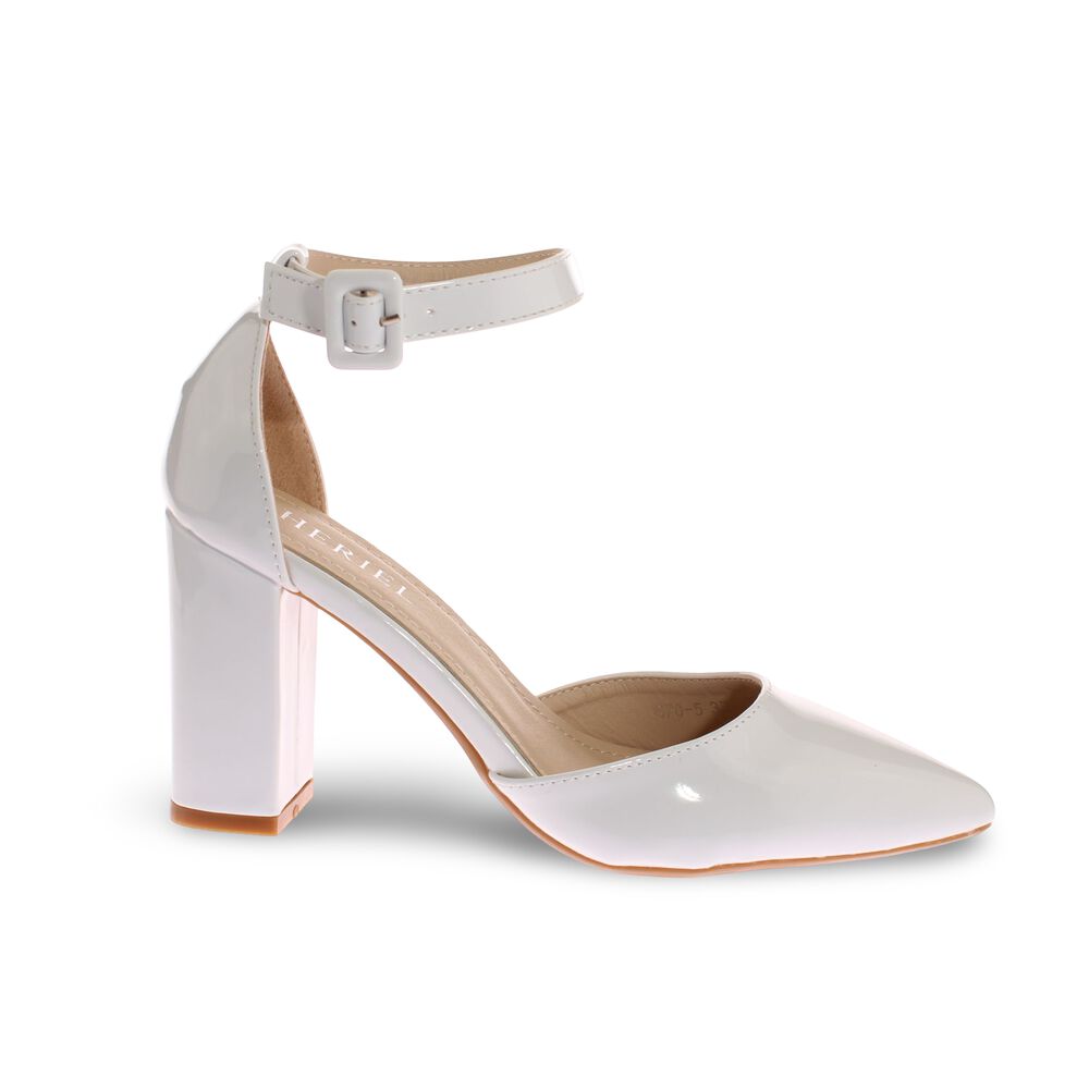 Zapato Tacón White Vía Franca Art. 56705white image number 6.0