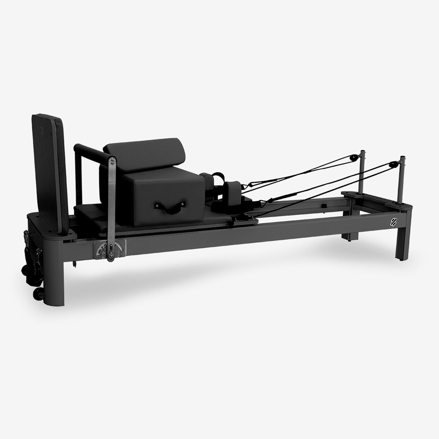 Pilates Reformer Aluminio R700 Elite - Negro image number 5.0