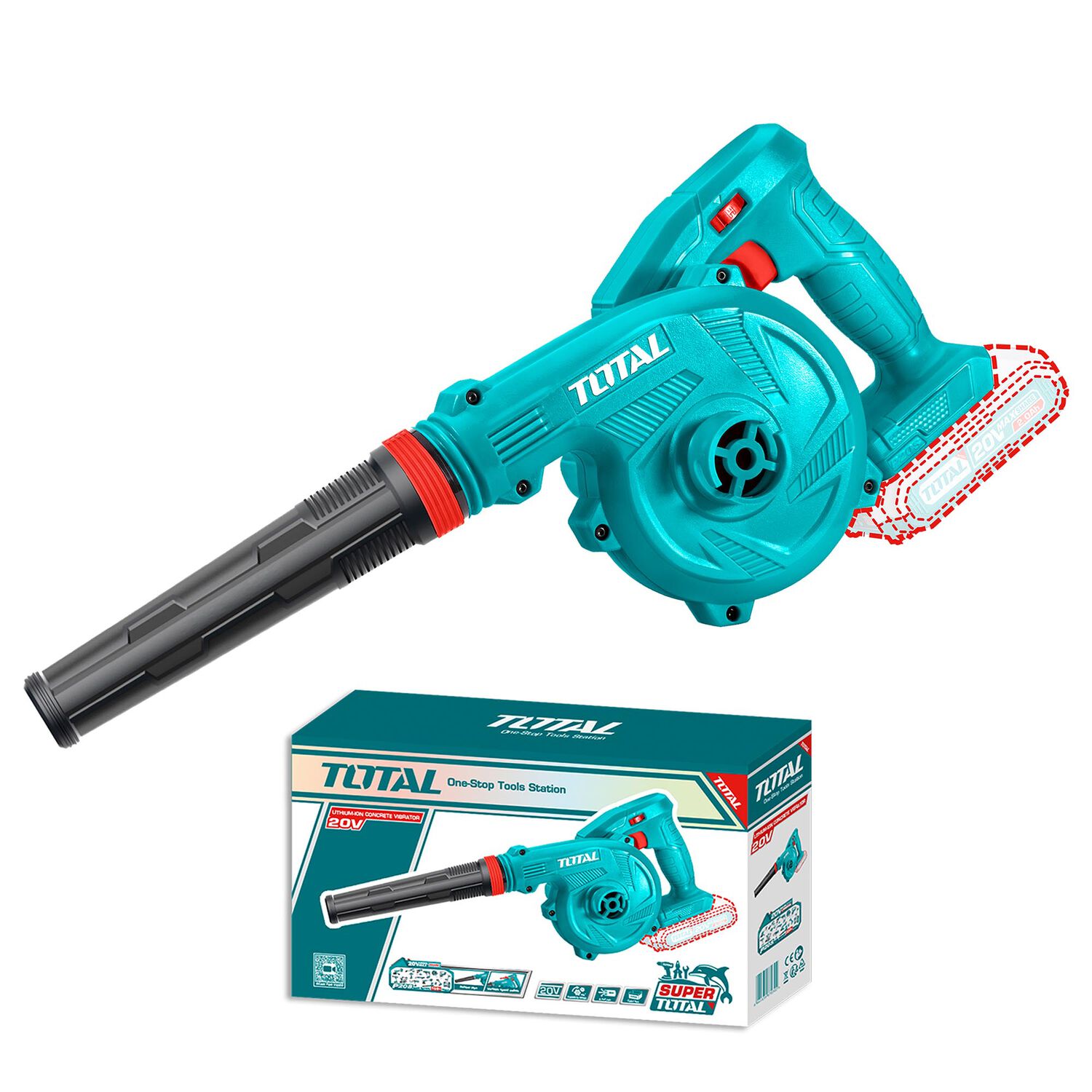 Soplador Inal&aacute;mbrico 20v Litio Ion Sin Bateriatotal image number 0.0