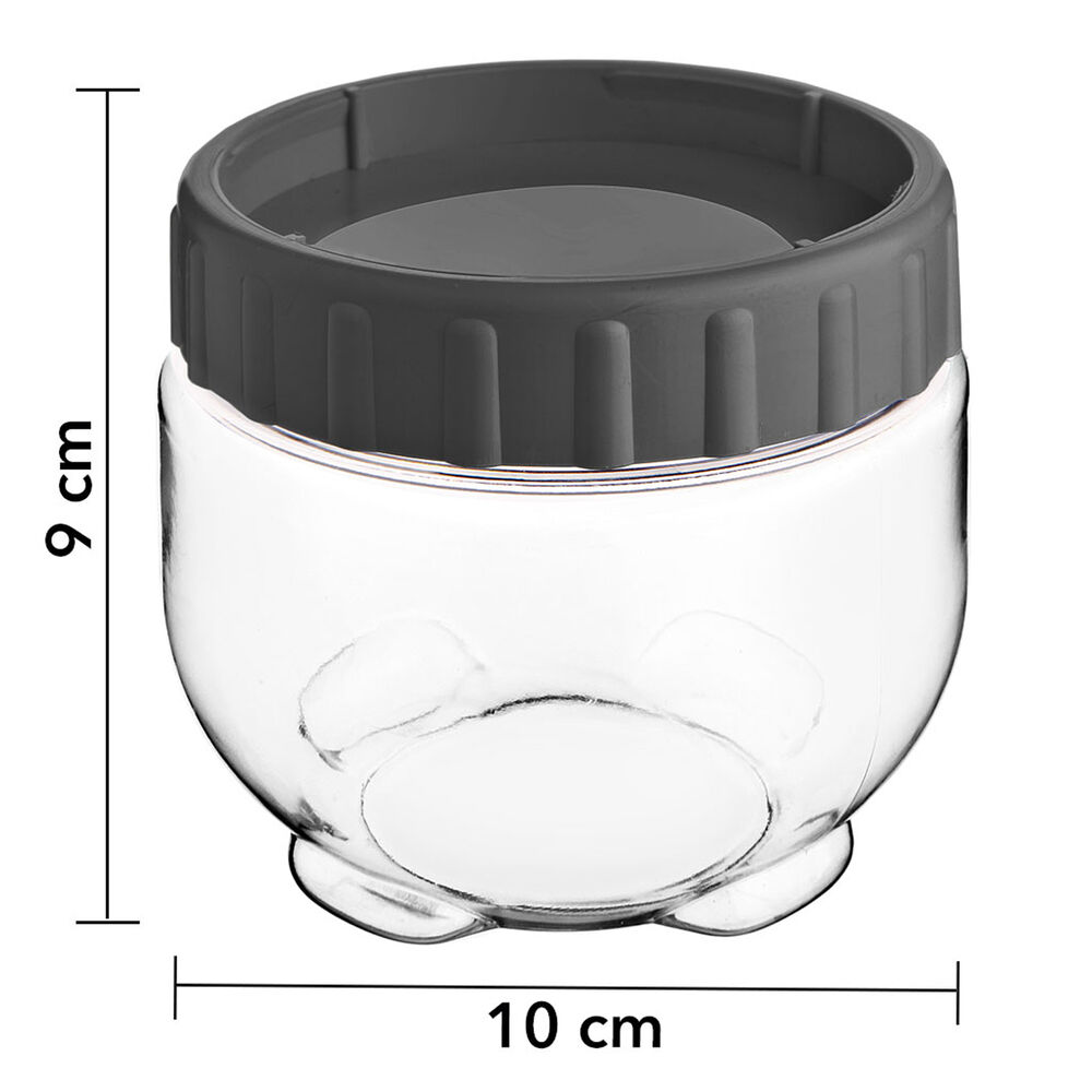 Frasco Canister Alimentos 550 Ml Gris image number 2.0