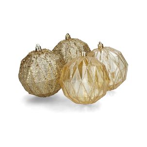 Esferas Casaideal Navidad 4 Unidades