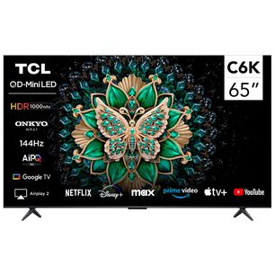 Mini LED 65" TCL C6K / Ultra HD / Smart TV