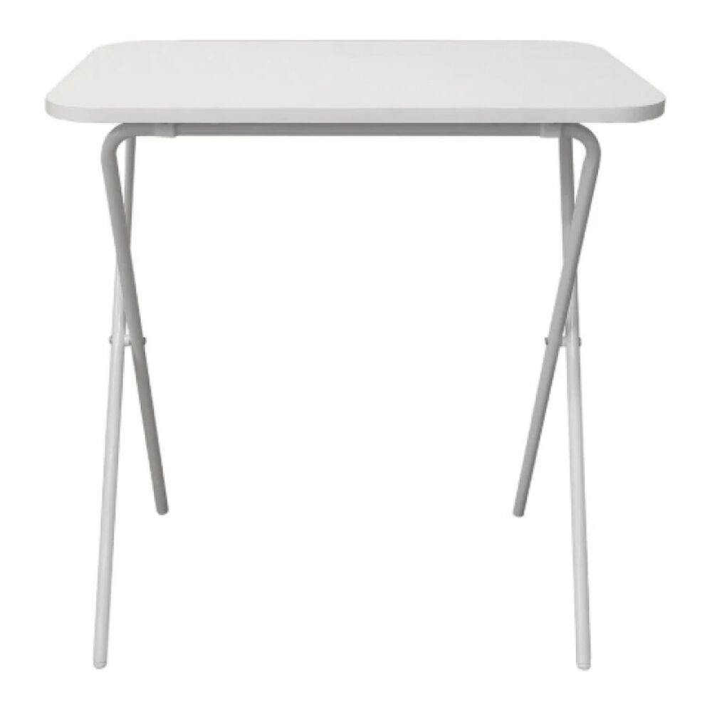 Mesa Auxiliar Plegable Blanco image number 1.0