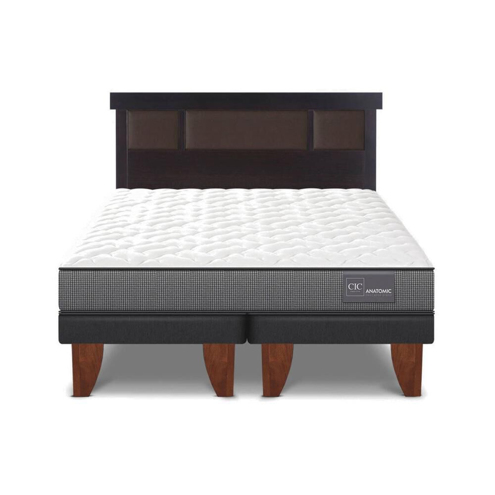 Cama Europea Cic Anatomic / 2 Plazas / Base Dividida + Respaldo image number 0.0