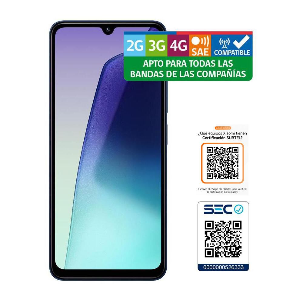 Smartphone Xiaomi Redmi 14C / 128 GB / Azul / Liberado image number 13.0