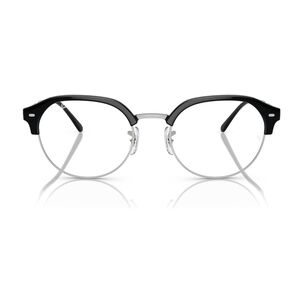 Lentes &Oacute;pticos Black On Silver Ray-ban Optical