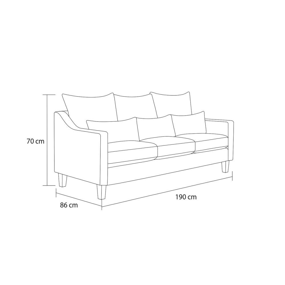 Juego De Living Casa Wow Deco Hilde / 5 Cuerpos image number 6.0