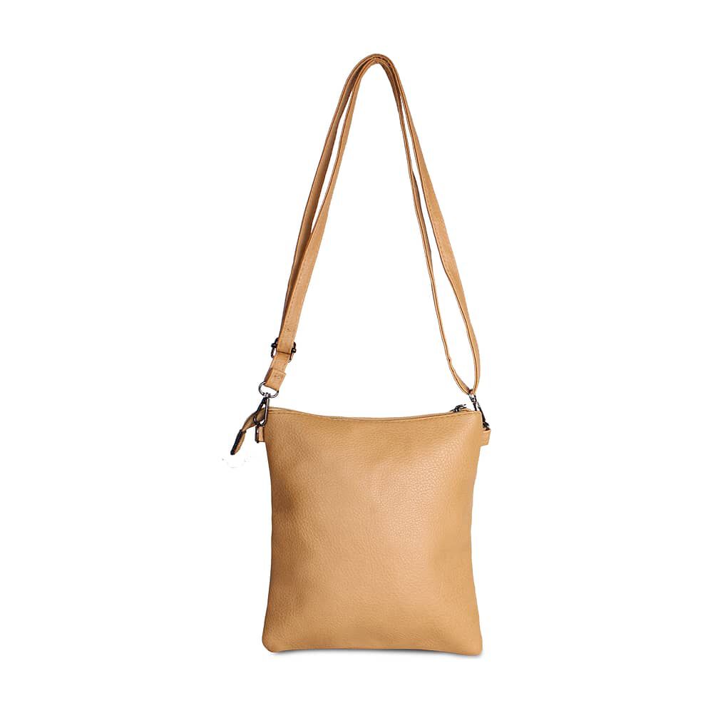 Cartera Bandolera Felicia Camel Anabella Sachi image number 2.0