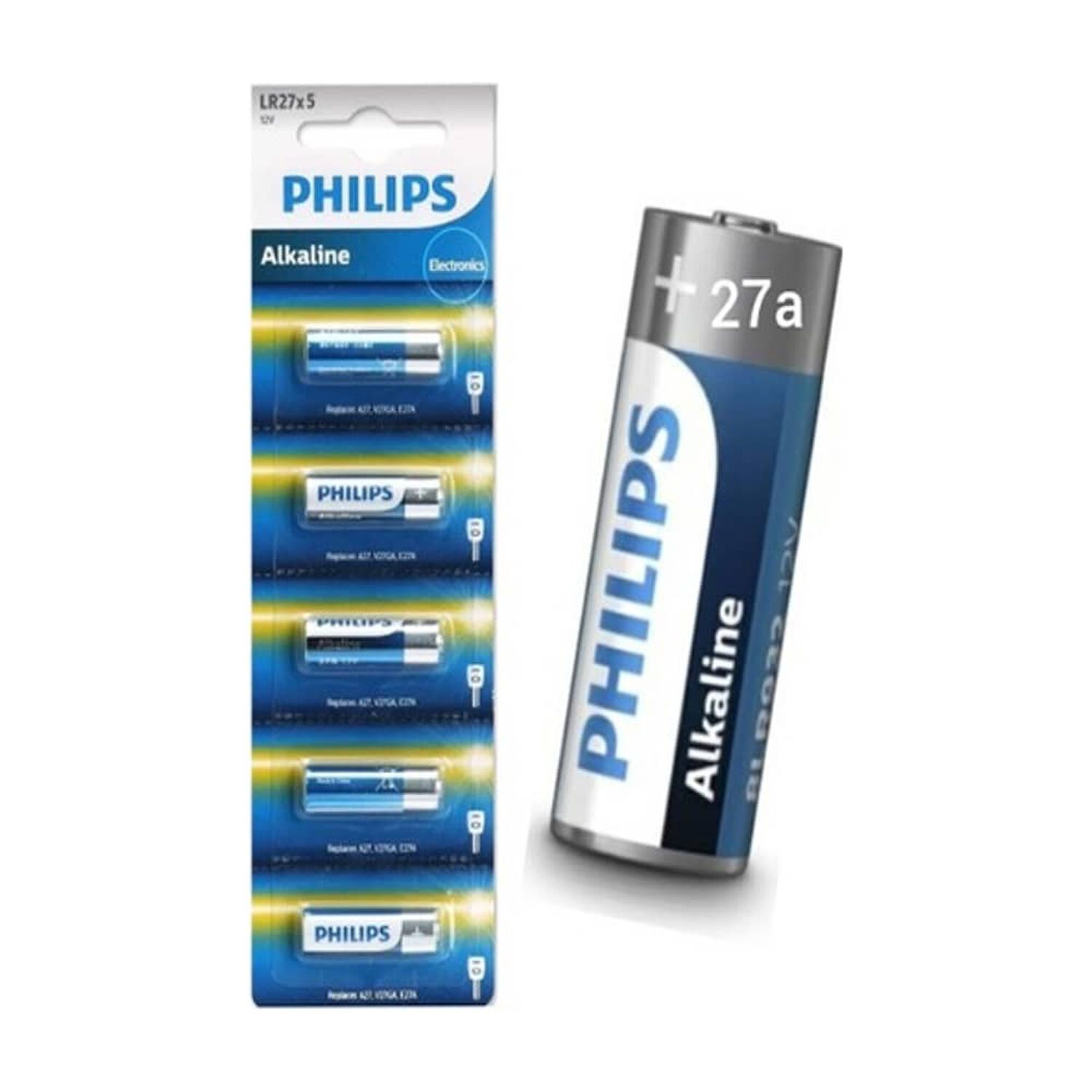 Pila Para Control Philips A27 Pack De 5 Unidades image number 2.0