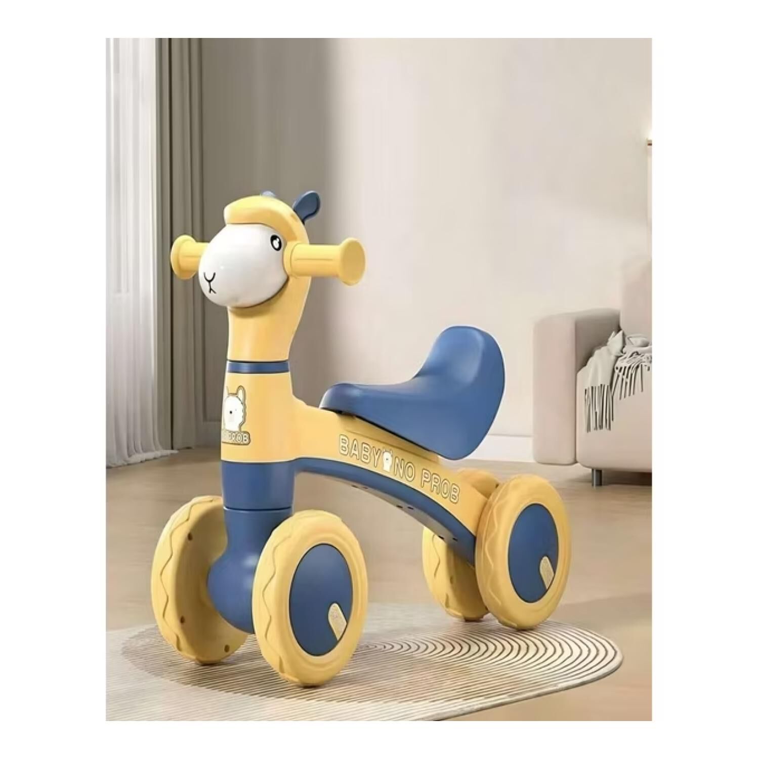 Juguete Correpasillo Bicicleta De Equilibrio Amarillo Infantil image number 1.0