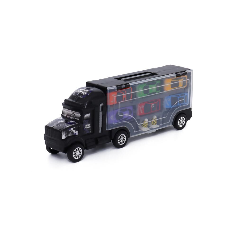 Camion 35cms Con 6 Autos, 2 Accessorios Happy Line image number 2.0