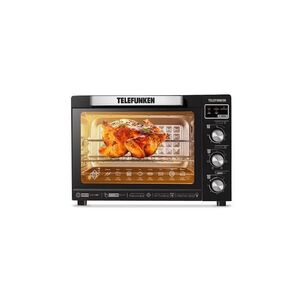 Horno De Mesa Eléctrico Telefunken Tf E850c 80l Negro Capacidad 80 Litros 2200w