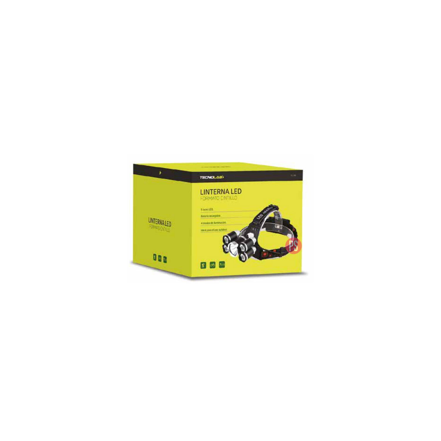 Linterna Led Cabeza 5 Luces Led Recargable - Ps image number 2.0