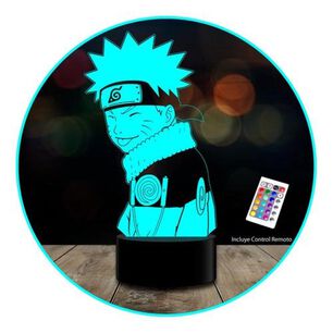 L&aacute;mpara 3d Naruto Modelo 2 C/ Remoto