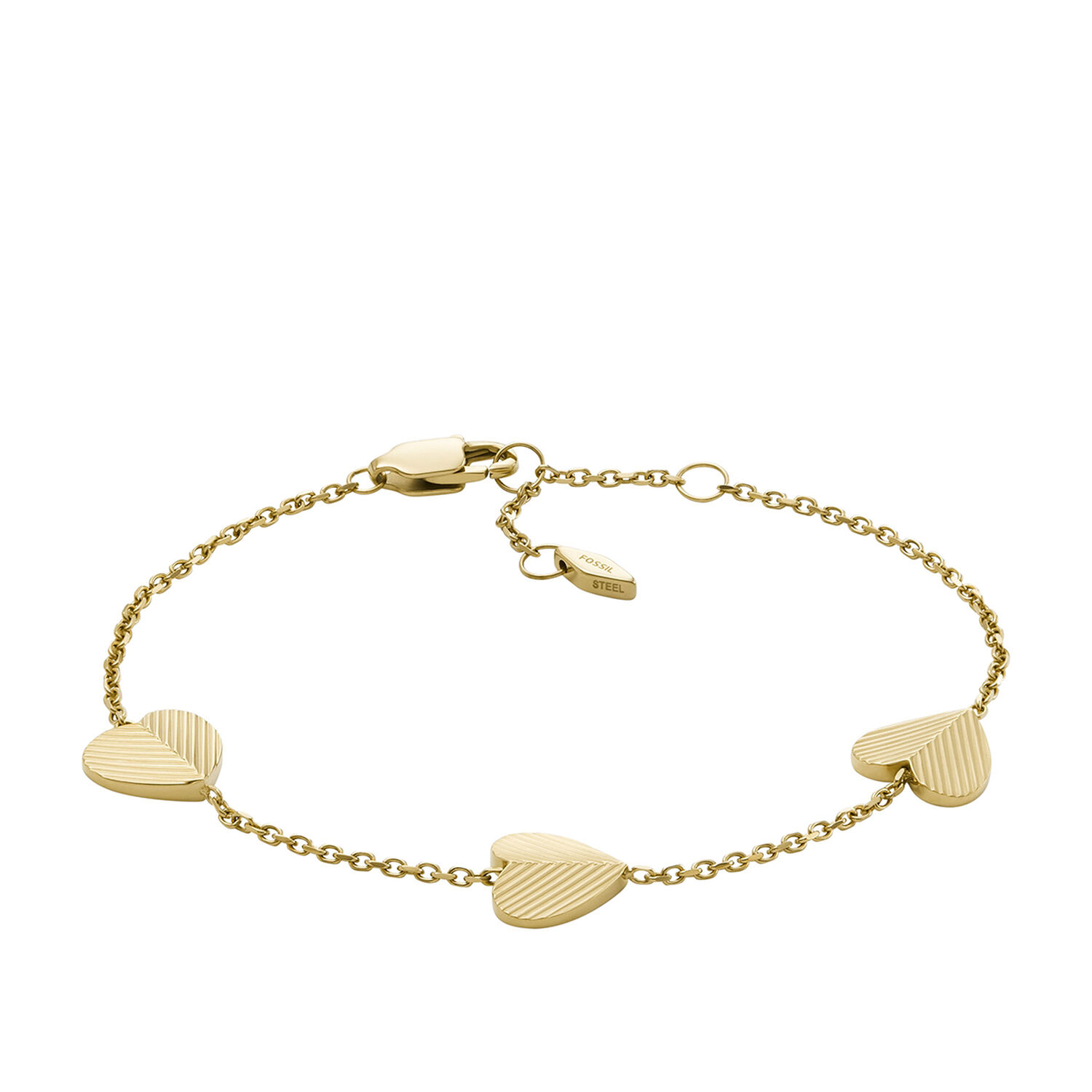 Pulsera Fossil Jf04653710 Dorado Mujer image number 0.0