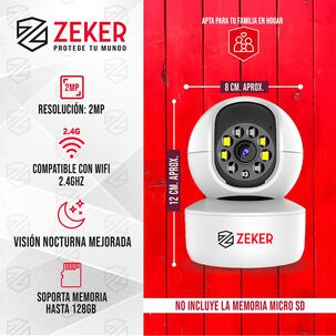 Pack X3 C&aacute;mara De Seguridad Interior Wifi Ip Zeker 2mp 5g