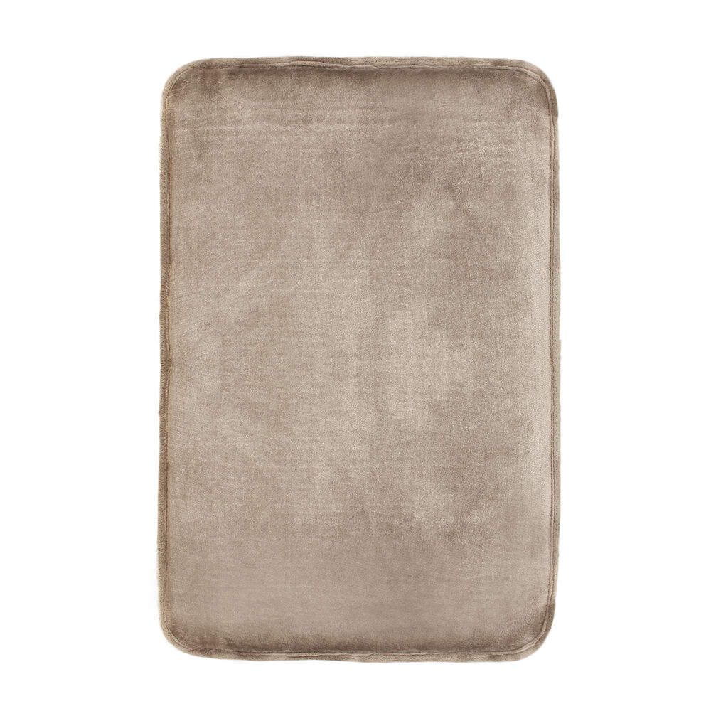 Alfombra De Ba&ntilde;o Nautica Home Flannel 40x60cm Antideslizante Beige image number 5.0