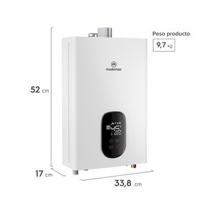 Calefont Gas Natural 10 Litros Tiro Forzado Forced 10 Eco