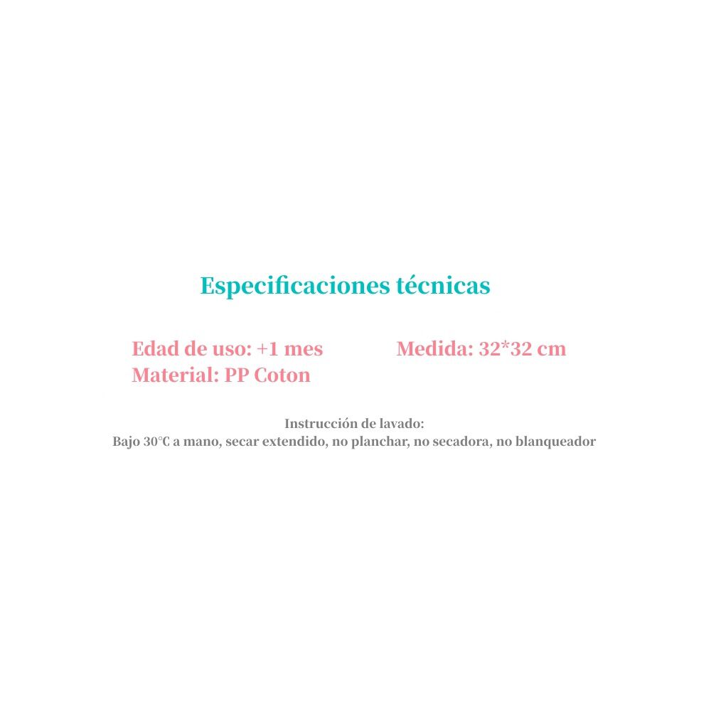 Peluche De Apego Sensorial Algod&oacute;n Elefante Lubabycas image number 14.0
