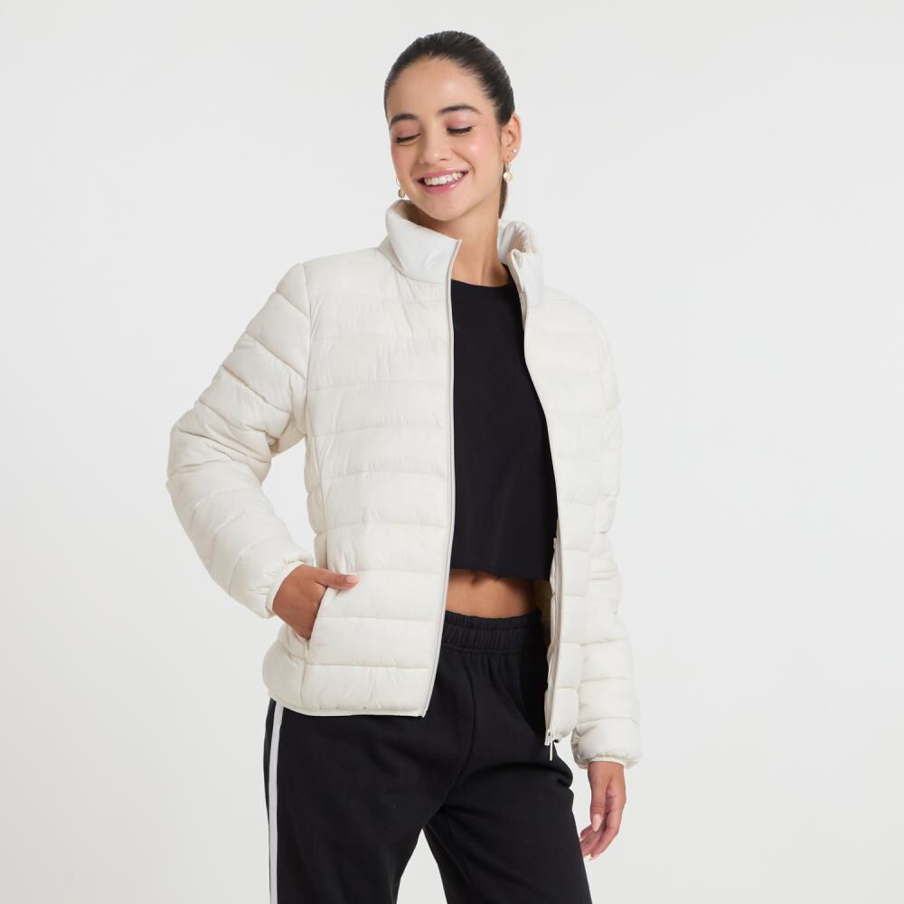 Parka Básica Regular Cuello Alto Mujer Freedom image number 2.0