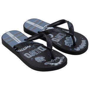 Sandalia Infantil Negro/azul Fantasia Ipanema