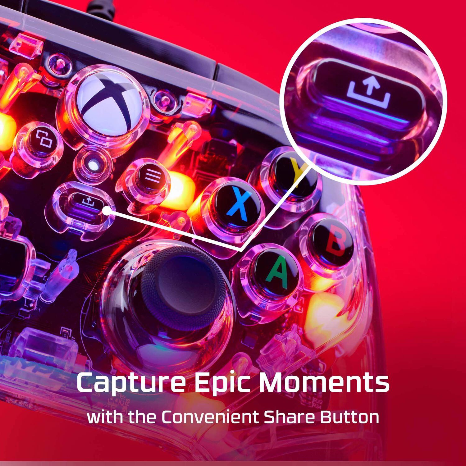 Gamepad Wired Hyperx Clutch Gladiate Rgb Multiplataformas image number 9.0