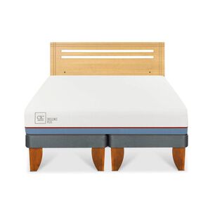 Cama Europea Cic Excellence Plus / 2 Plazas / Base Dividida + Respaldo