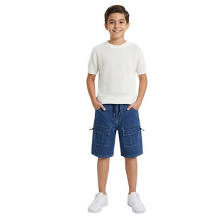 Short Cargo Ni&ntilde;o Con Bolsillos C&oacute;modo Verano