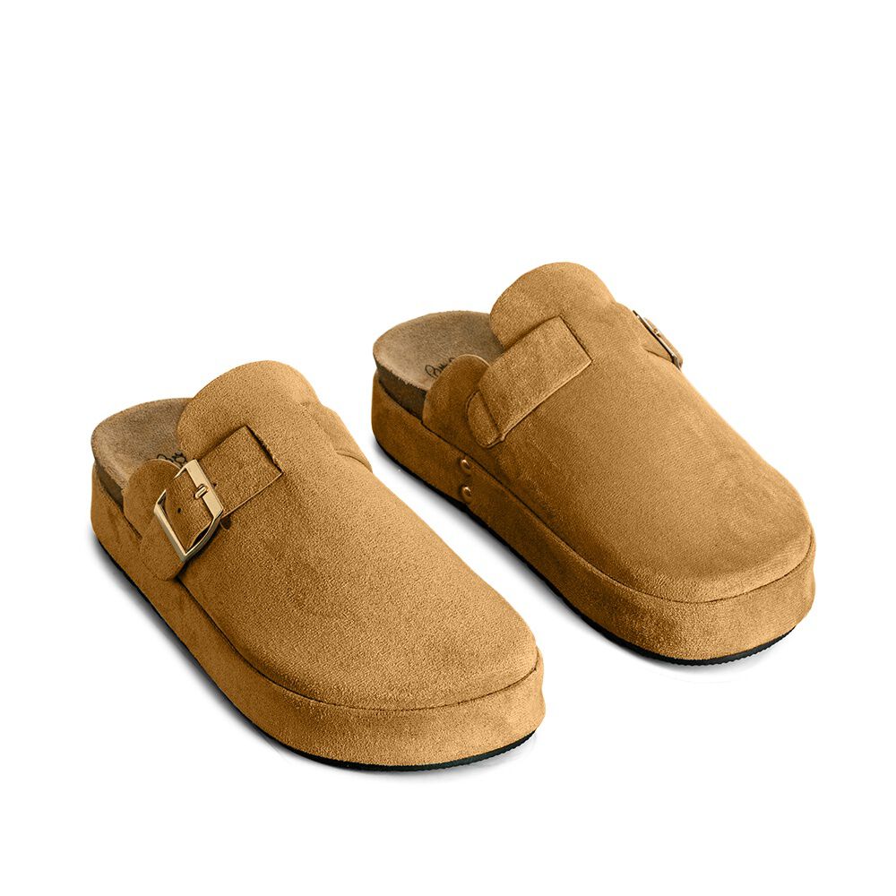 Zueco Vintage Confort Con Hebilla Mujer Weide Qiu359 image number 5.0