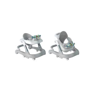 Andador Caminador Multifuncional 4 En 1 Lubabycas Gris