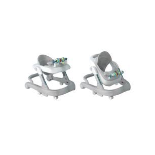 Andador Caminador Multifuncional 4 En 1 Lubabycas Gris