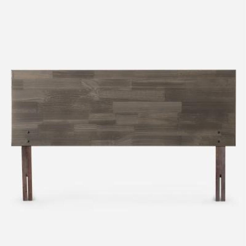 Cama Europea Rosen Wave / 2 Plazas / Base Normal + Respaldo Tabor Grafito image number 14.0