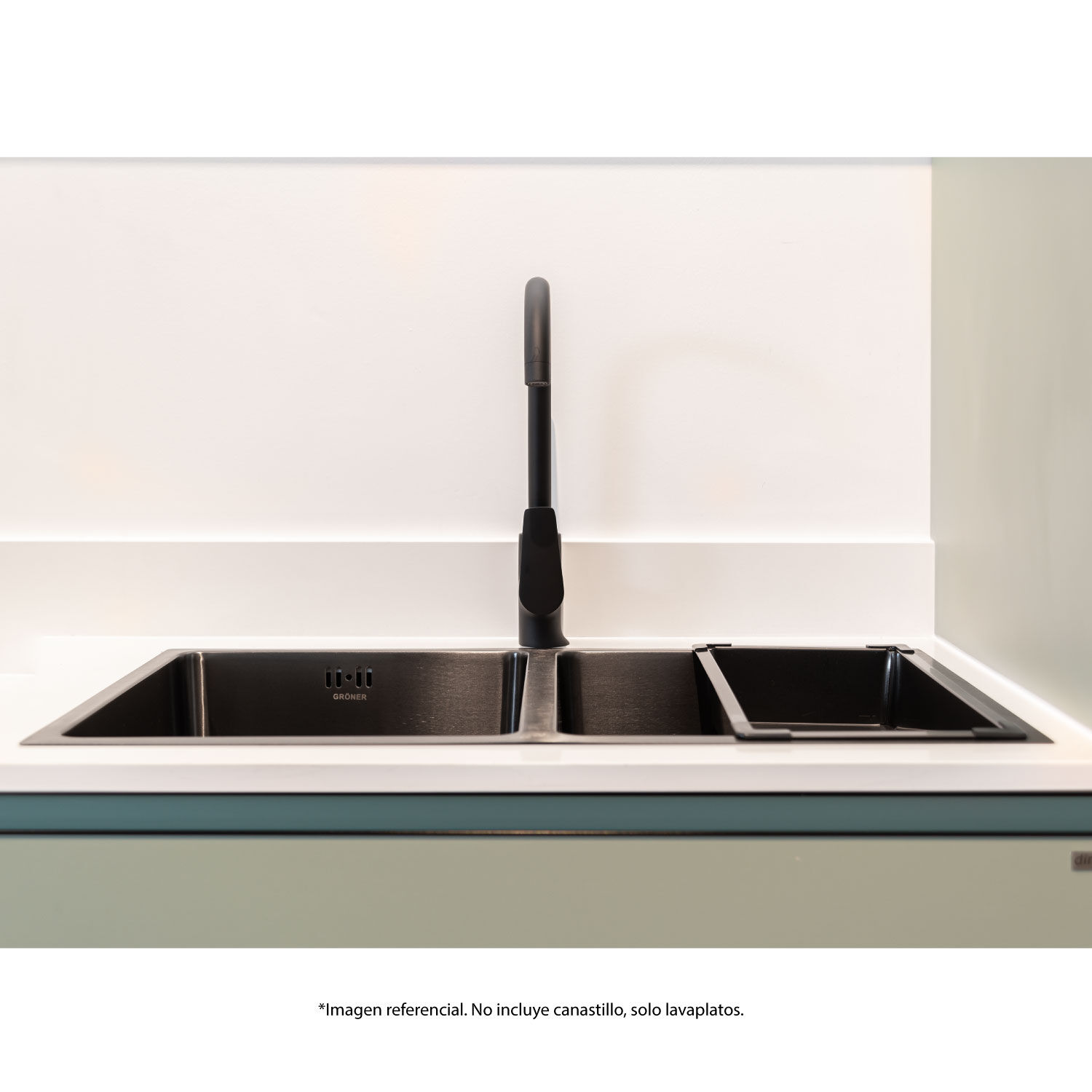 Lavaplatos Doble Groner Black 750dhb image number 2.0