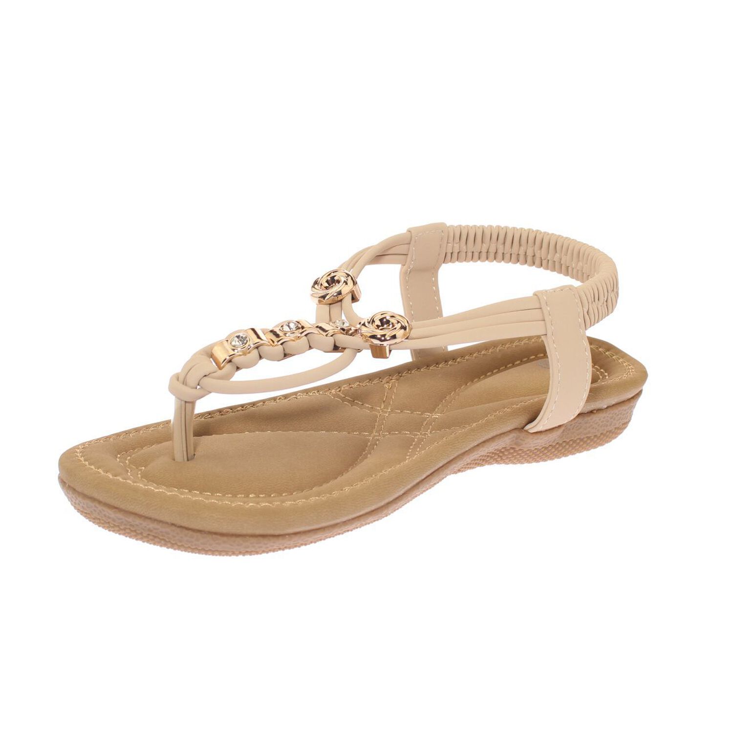 Sandalia Beige V&iacute;a Franca Art. 32110c31115beige image number 0.0