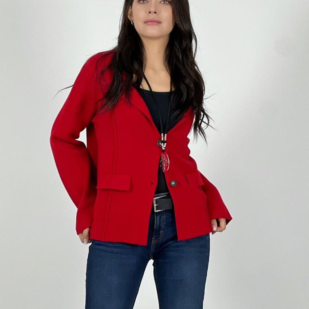 Blazer Cuello V 2 Botones image number 2.0