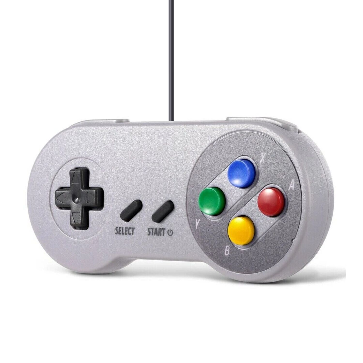Gamepad Usb Retro Para Super Nintendo 8 Botones Snes Dbc1009 image number 4.0