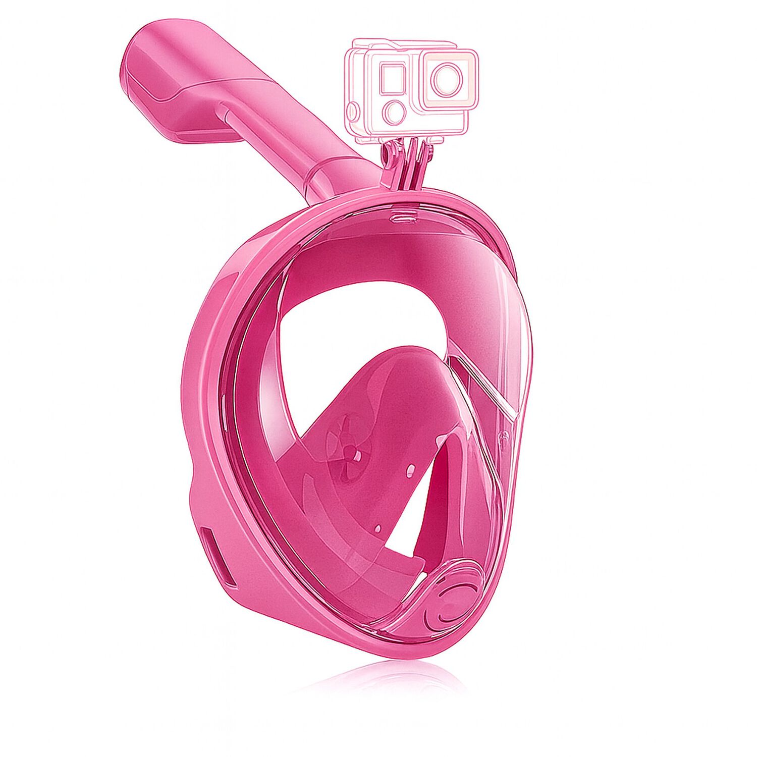 Mascara Snorkel Mascara Buceo Snorkel Fullface Go Pro image number 15.0