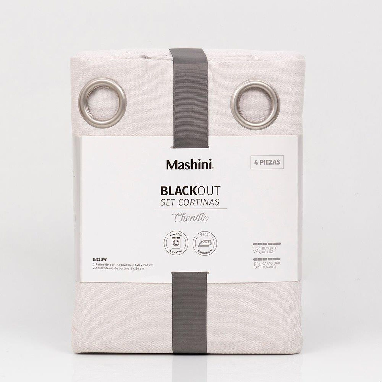 Set Cort. Blackout Arg 140x220 Cms Crudo image number 2.0