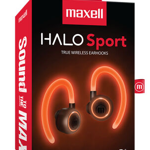 Aud&iacute;fonos Deportivos Inal&aacute;mbricos Maxell Bluetooth Tws Halo Con Iluminaci&oacute;n