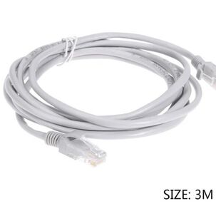 Cable De Red Alta Velocidad 5 Mt Cat5e Cable Lan Internet Conexión Rj45 Lista