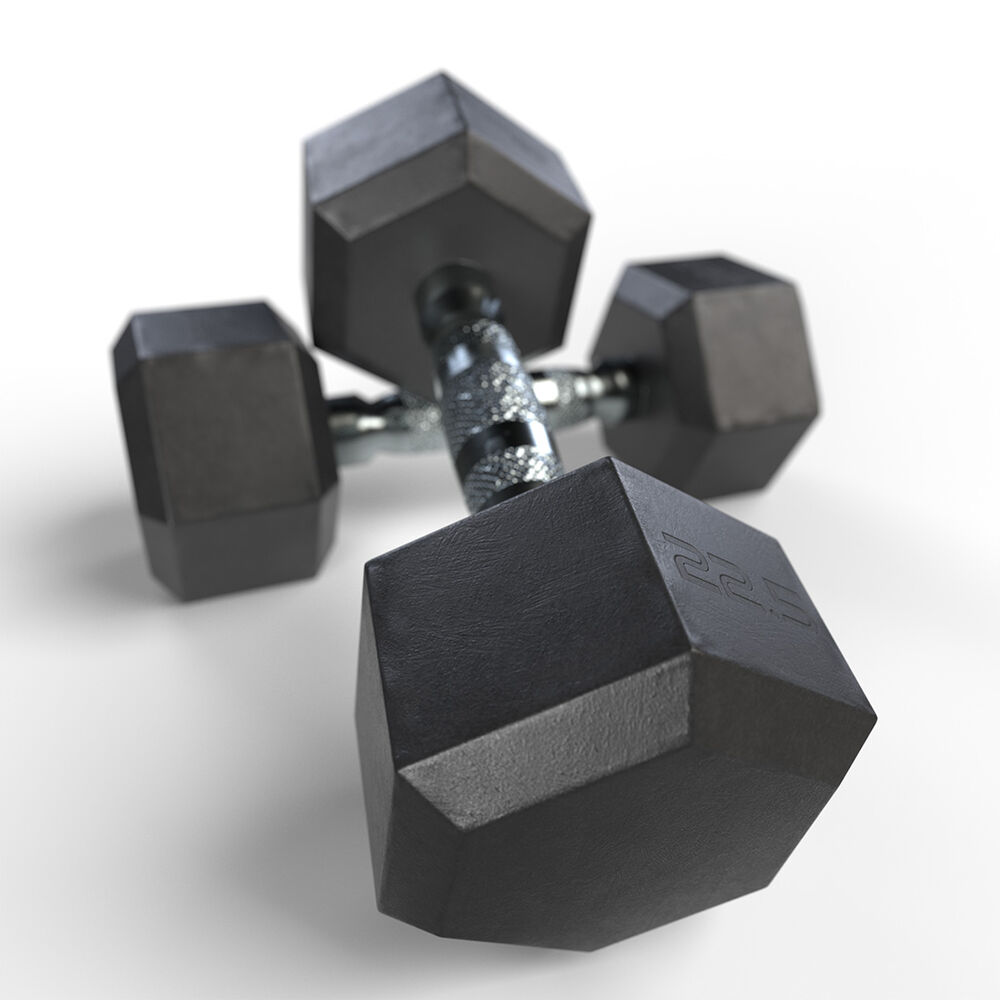 Mancuerna Hexagonal Recubierta En Caucho 22.5 Kg image number 3.0