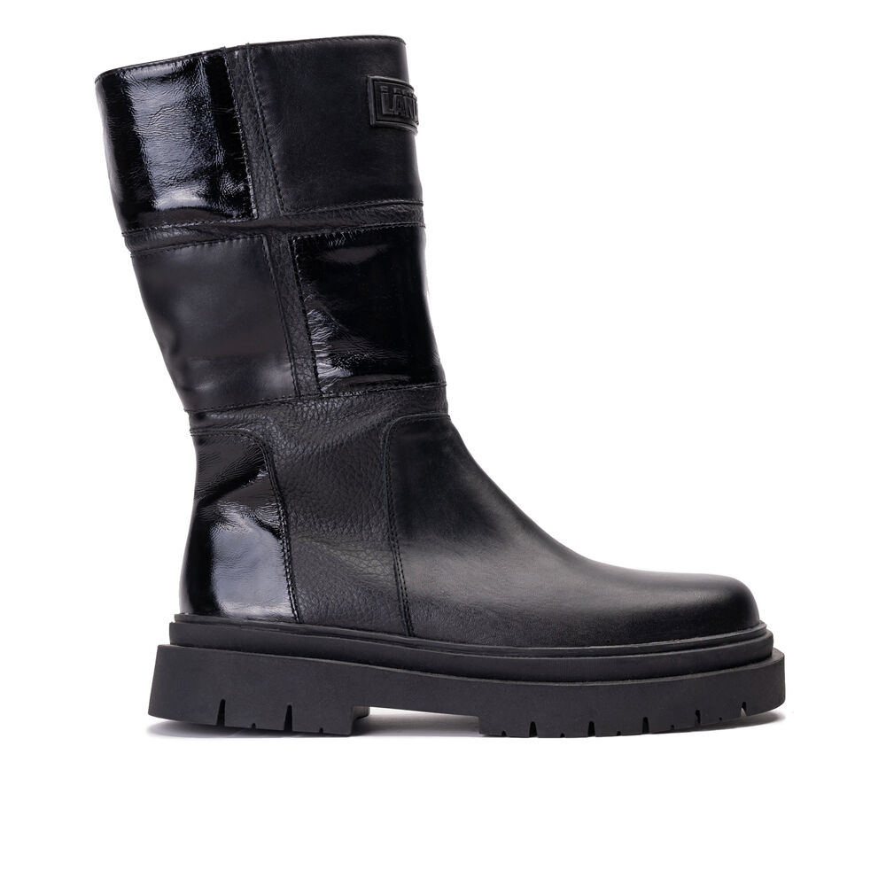 Bota Cuero Reah Negro Landazuri image number 2.0