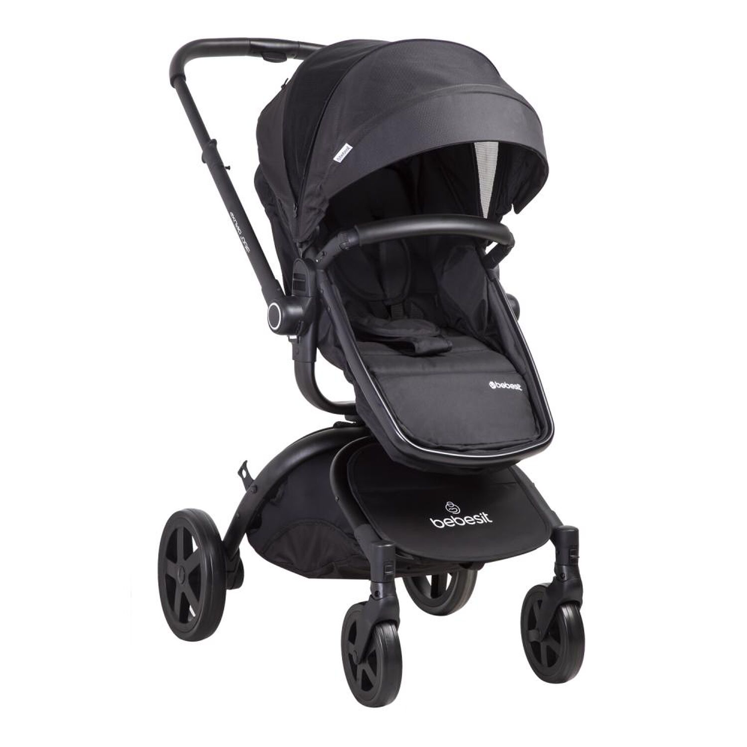 Coche Cuna Travel System Bebesit Deluxe 360&deg; Sx Negro image number 0.0